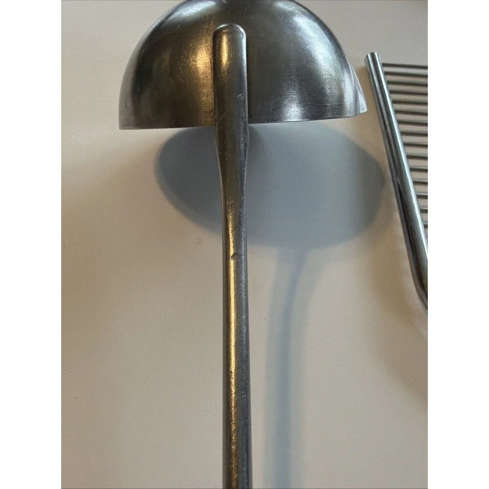 Vintage Red Bakelite Utensils Cake Cutter and Soup Gravy Serving Ladle